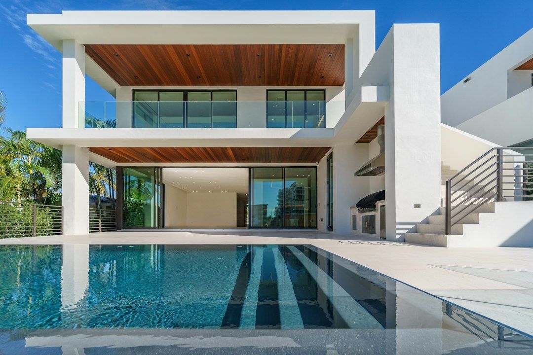 White and brown concrete building